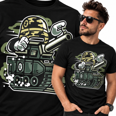 KOSZULKA  ANIMOWANA WAR TANK